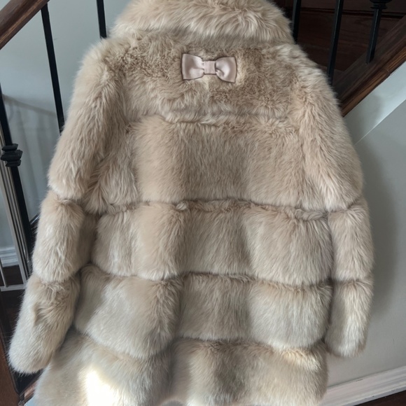 Rare Kate Spade Faux Fur Coat - Pink - Medium - Picture 4 of 5